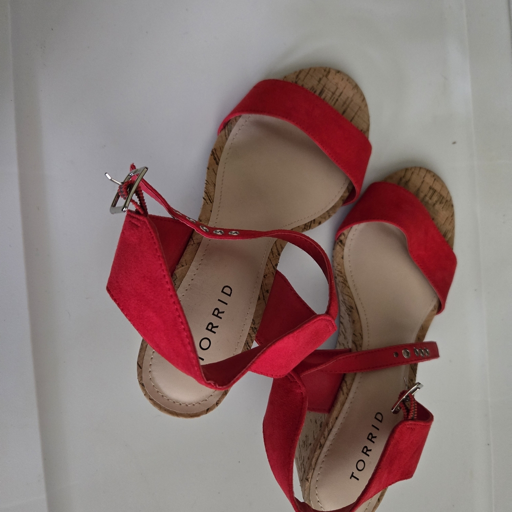 Torrid Women's Red Sandals